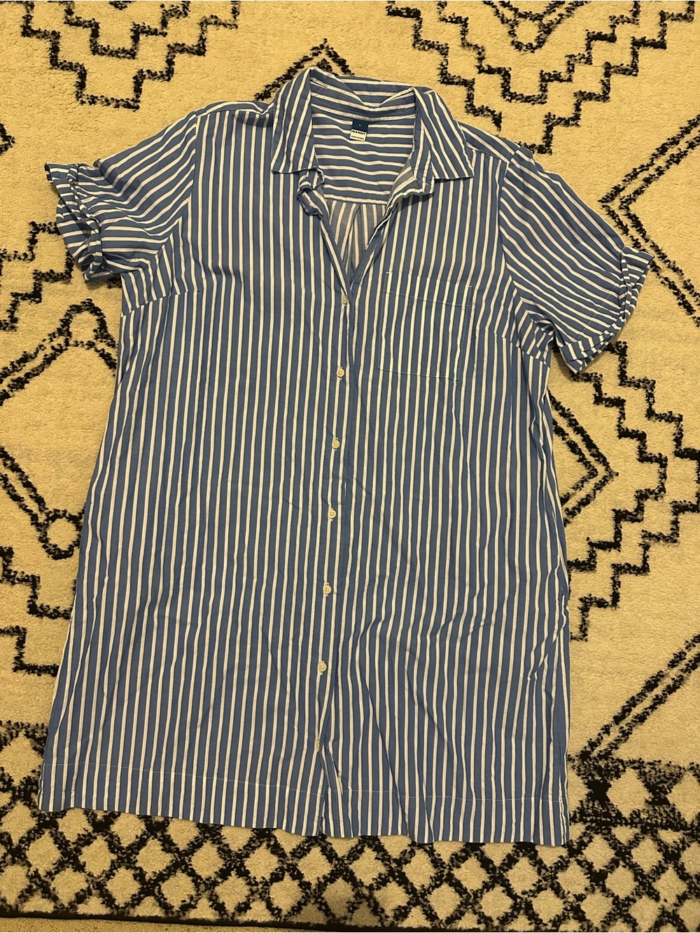 Women’s Old Navy Blue Striped Dress